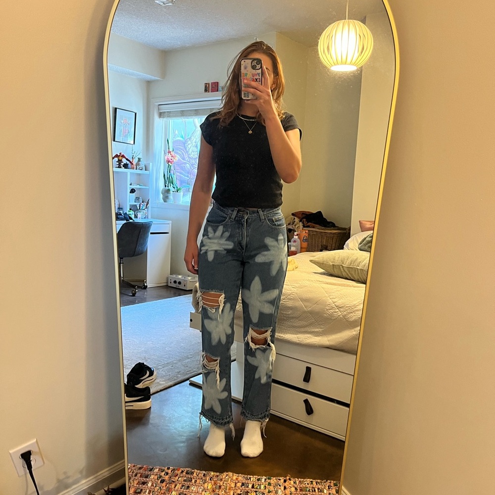 Upcycled LL Bean Jeans